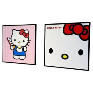 HelloKitty浴室装饰画卧室装饰挂画卡通可爱摆画少女心卧室布置