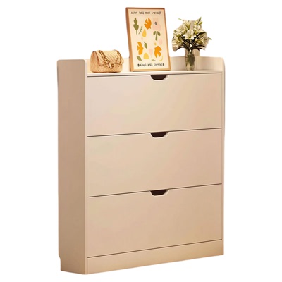 进门无异味实木环保鞋柜包安装