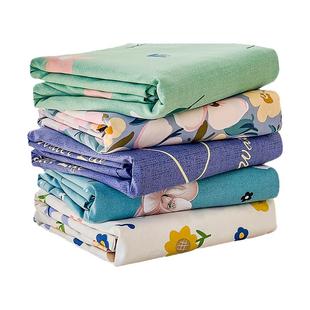 加厚纯棉床单单件2024新款四季通用单人学生宿舍100全棉1米5被单