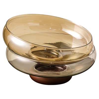 高级感爆棚玻璃果轻奢摆件必入！