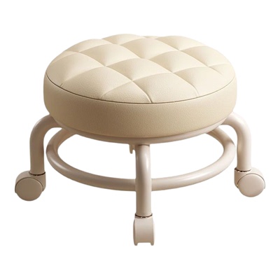 万向轮滑轮矮凳家用换鞋小凳子带娃移动小椅子儿童学步凳