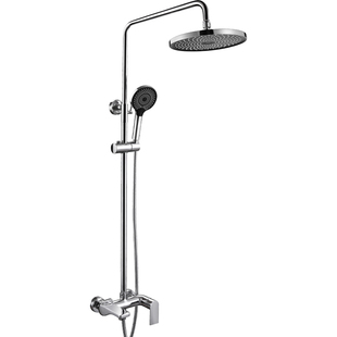 Gobo高宝卫浴明装淋浴花洒套装洗澡淋浴器增压家用精铜沐浴龙头