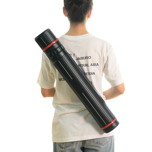 画筒伸缩装画桶海报筒工程建筑图纸筒大号防潮圆形宣纸作品收纳筒