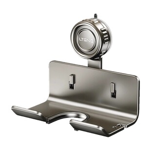 吸盘吹风机置物架支架免打孔壁挂式电吹风浴室吹风筒挂架收纳神器