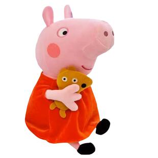 正版小猪佩奇公仔毛绒玩具抱枕布娃娃乔治猪猪玩偶送儿童生日礼物