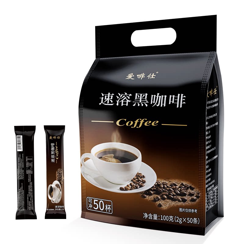 速溶商用无糖手冲100克咖啡粉