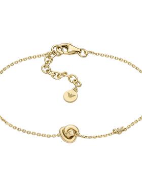 阿玛尼女士立体绳结鹰标细款手链