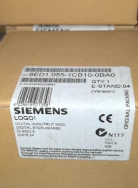议价西门子备件LOGO DM16扩展模块6ED1055-1CB10/1CB1O-0BA0/OBAO