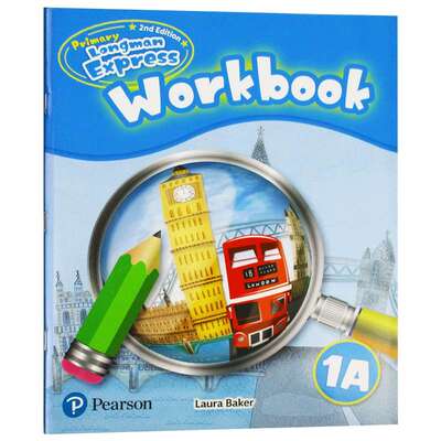 Primary Longman Express 1A workbook 英文原版 培生香港朗文小学英语教材 一年级上学期 综合练习册 第二版朗文快车PLE 英文版
