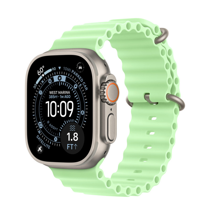 Apple Watch海洋表带氟橡胶亲肤防水Apple Watch49mm苹果原装正品