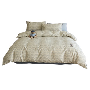 TeenieWeenie清新田园小碎花全棉床上四件套纯棉刺绣被套2026新款