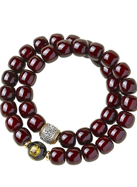 十二生肖溏心老料菩提根手串