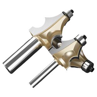 木工镂铣刀一条线刀雕刻机刀头木工铣刀木工花样刀具1/2-1/4柄