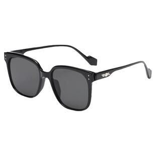 2025年新款白色框墨镜女高级感ins潮流网红复古大脸显瘦太阳眼镜