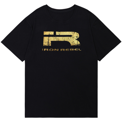 IR短袖T恤男健身美式黑金限量版