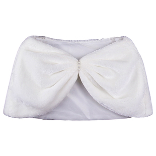 保暖毛披肩新款新娘婚纱小披结婚礼服敬酒服配件热销秋冬季毛披肩