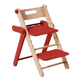奇妙屋儿童学习成长椅家用宝宝餐椅可调节升降多功能实木类座椅