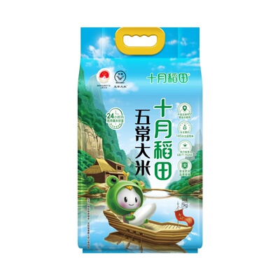 25年新米十月稻田五常大米5kg*4