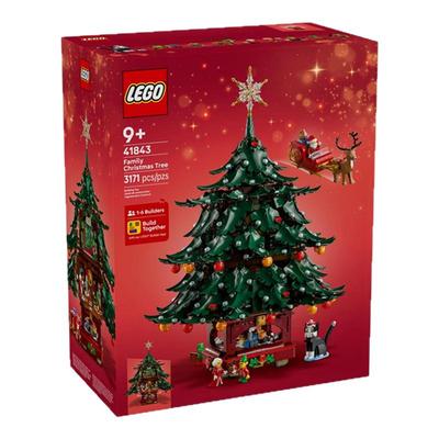 乐高新款41843家庭圣诞树