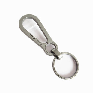 钛合金汽车钥匙扣男士挂件钥匙链圈环多功能锁匙扣腰挂女简约定制