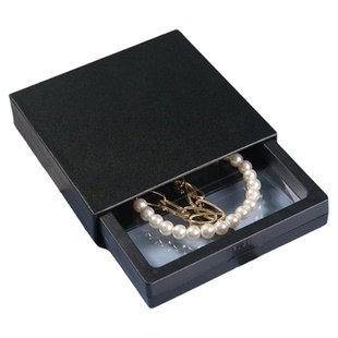 外盒套收纳盒文玩PE薄膜透明弹性悬浮包装盒手串珠宝展示架首饰架