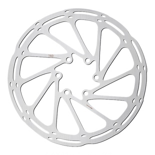 台湾TEBOKA自行车六钉碟片山地公路中心线刹车盘片140/160/180mm