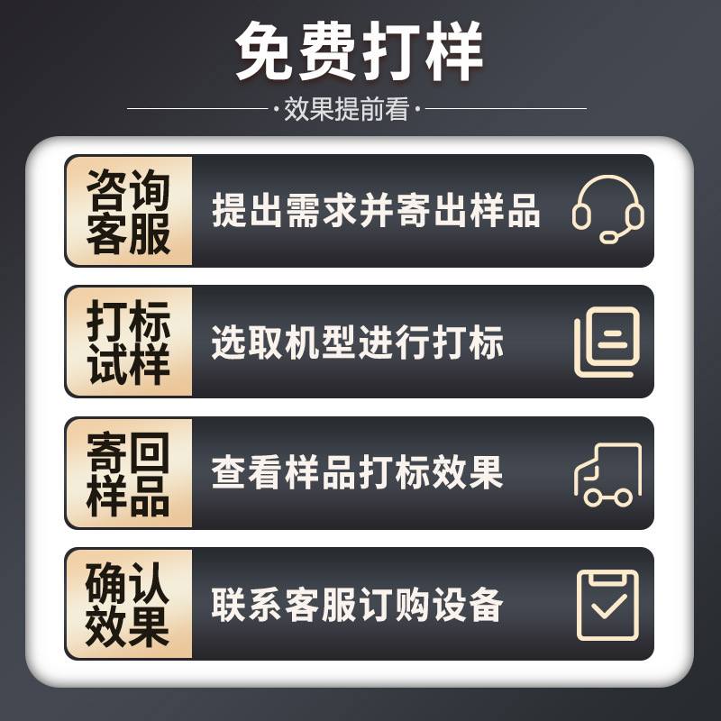激光打标机金属铭牌不锈钢雕刻机可乐个性定制打码光纤激光刻字机图片