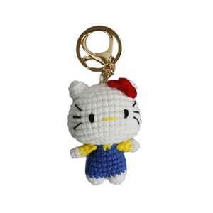 hellokitty猫挂件钩针编织