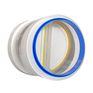 厨房抽油烟机止回阀家用160pvc排烟管道止逆阀防烟宝防味单向阀门