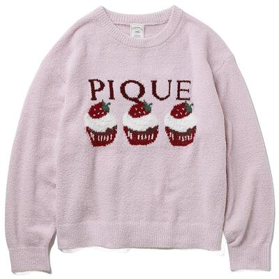 gelato pique25秋冬新品女睡衣半边绒动物蛋糕套头衫PWNT254117