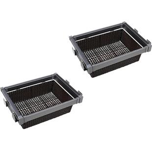 viborg域堡衣柜拉篮置物篮衣橱伸缩裤架藤篮推拉储物篮收纳手织篮