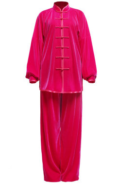 加厚南韩金丝绒太极服武术练功服