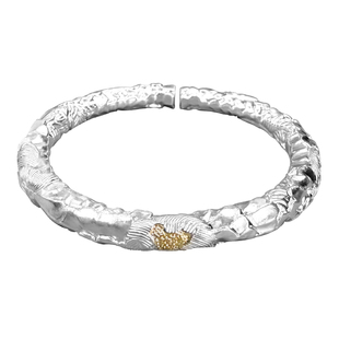 大克重银手镯女9999纯实心款手工锤纹古法银镯子妈妈生日礼物新年