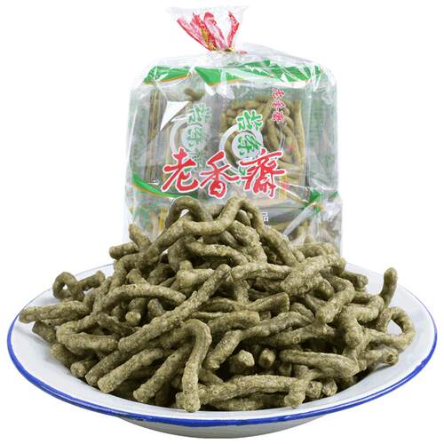 老香斋苔条梗上海特产传统咸味糕点老香斋苔条办公室零食500g