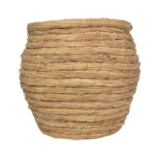 草编鸟窝珍珠玄凤虎皮鹦鹉用品鸟具保暖挂窝小鸟窝鸟巢草窝繁殖箱