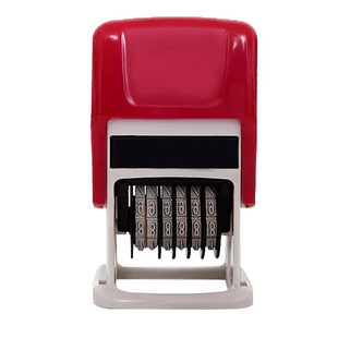 亚信回墨日期印章翻斗印小6位打印生产日期保质期可调节13位自带印台小型打码机