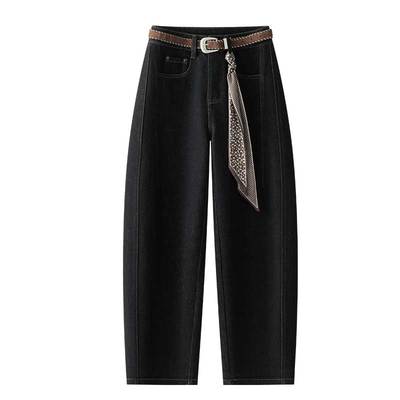 高腰宽松显瘦百搭水洗气球裤子