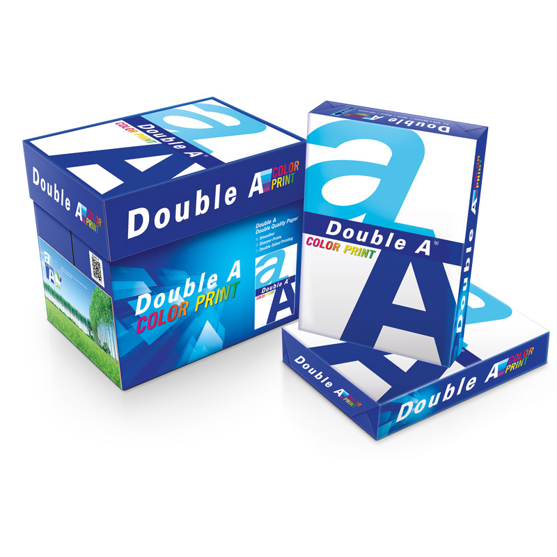 Double A A4打印纸达伯埃90gA4彩打印复印纸a4纸办公用品5包整箱批发多省包邮 开发票