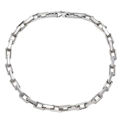 GRGR银色钛钢方项欧美潮流