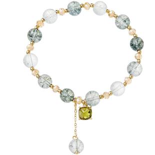 兰诺水晶串珠手链女款2025新款轻奢小众精致闺蜜手串女生礼物手饰