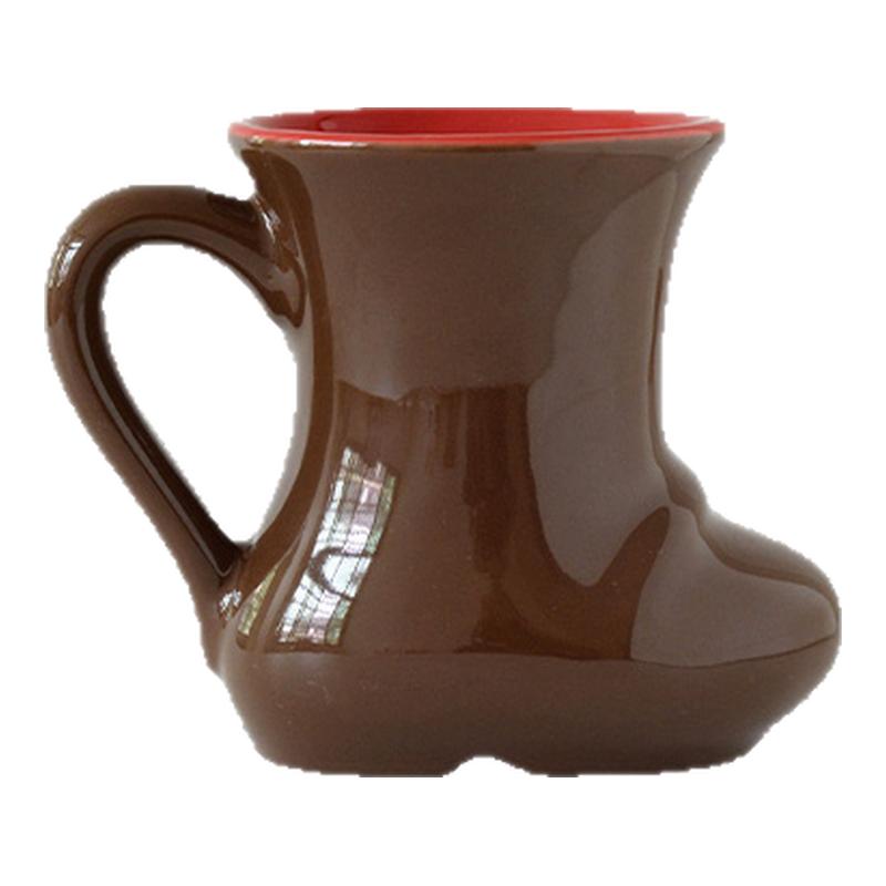 【可可爱爱小靴杯】女生用水杯陶瓷马克杯咖啡杯儿童早餐杯牛奶杯