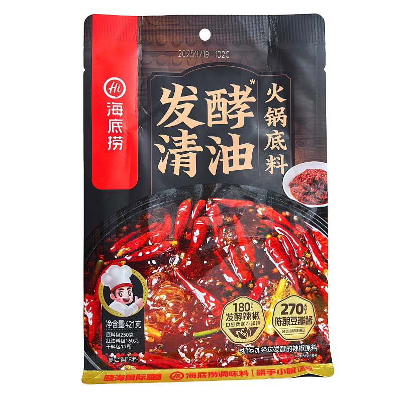 海底捞发酵清油火锅底料421克