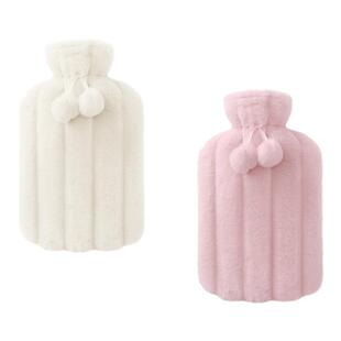 暖手袋保护套热水袋毛绒布套子单卖注水热水袋保护套大号防爆锁温