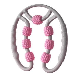 肝胆经推刮疏通腿部神器按摩器滚轮环型肩颈瑜伽瘦大小大象美腿器