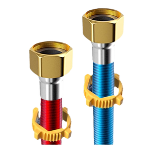 304不锈钢波纹管4分冷热水接水管软管高压耐高温燃气热水器连接管
