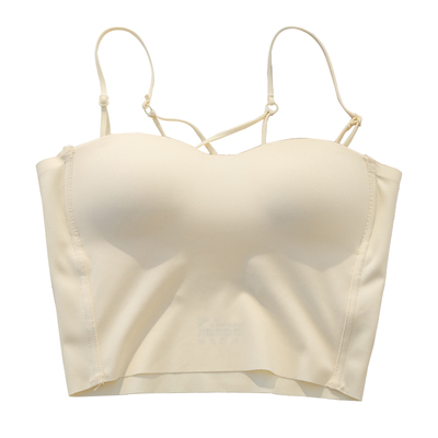 无痕美背内衣女无痕女固定长款