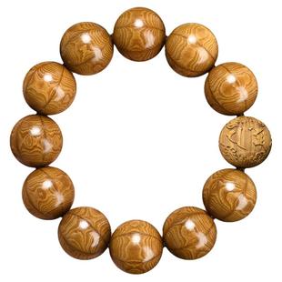 六道木降龙木精品手链男女款天然老料念珠108颗佛珠桃木手串男