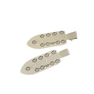 黄雨婷同款发夹2025新款小狗八字刘海无痕夹碎发前额女侧边夹发卡