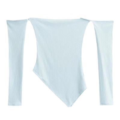 Lovedeath超显嫩baby蓝挂脖上衣