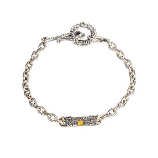 琢匠饕餮纹手链男女款轻奢小众精致潮流男配饰情侣手串s925银饰品